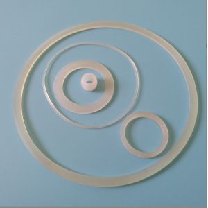 China Custom-Made Transparent Seal Silicone Rubber Sealg Ring High Temperature Gasket Rings on sale