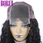 100% Virgin Human Hair 12-30 Inch Swiss Lace Closure Wig Water Wave 250% Density