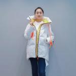 FODARLLOY F22560 Ladies Warm Hooded Cotton-padded Clothes Women Slim Long Winter