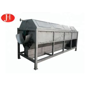 Automatic Operation Cassava Peeler Machine High Efficiency 800 Kg Weight