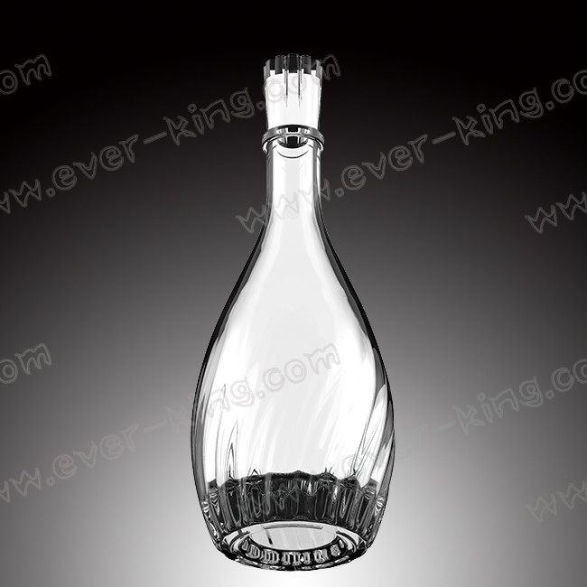 750ml Transparent Premium Liquor Glass Bottles