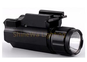 China Slide Switch Tactical Rail Mount Flashlight Adjustable Tactical Flashlight With Laser factory