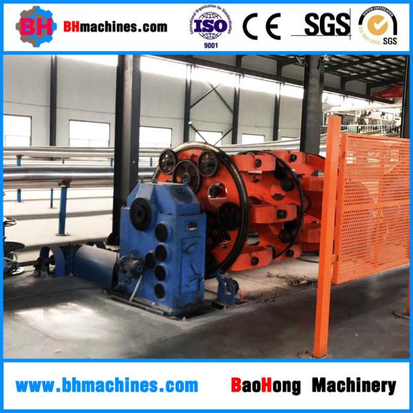 Planetary,cradle,bow type laying up machine for manufacturing electrical cable