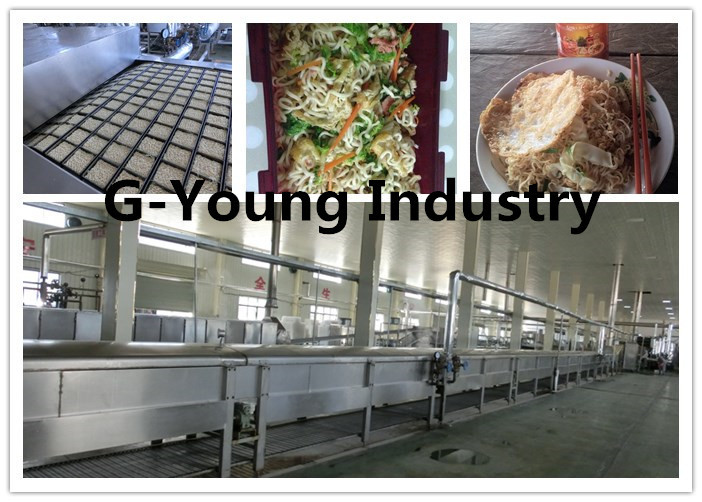 Energy Saving Instant Fried Automatic Noodle Making Machine High Production Speed