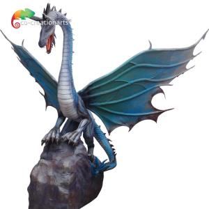 China Waterproof Lifelike Dragon In Theme Park Attraction factory