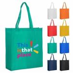 Custom Printing Eco Friendly Non Woven Bags Promotion Reusable Tote For Shopping