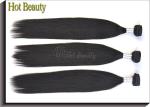Double Machine Weft Virgin Peruvian Straight Hair 24 Inch Hair Extensions