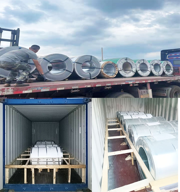 Surface Galvanized Coated DX51D 0.5/0.6/0.7/0.8/1.0mm PRIME Steel Coil Hot Dipped GI Coil Steel Pipe Passivation Treatment
