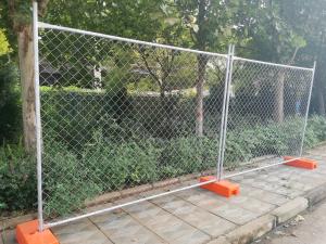 China Pvc Coated Powder Coated Temporary Fence Panel Hot Dipped Galvanized Movable Metal factory