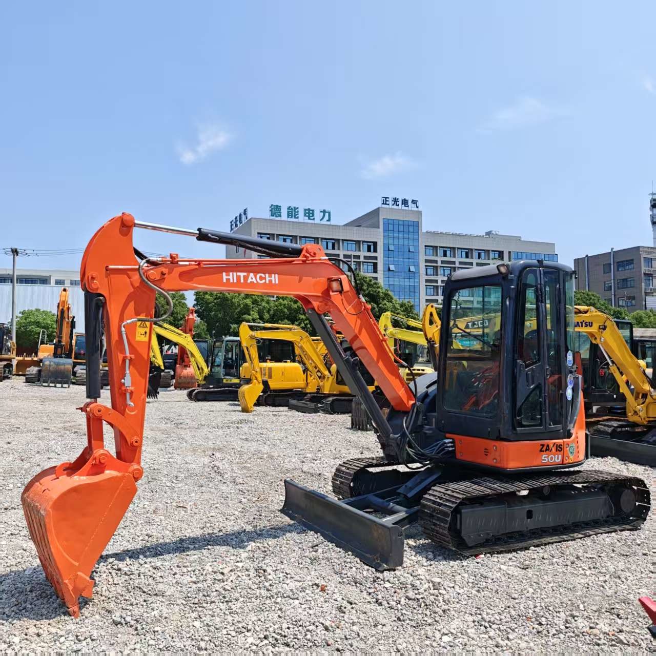 Best Performance Used Hitachi 50U Excavator Second Hand Digger 5 Ton Used Mini Excavator with Cheap Price in Stock for Sale.