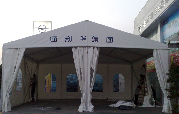 Water Fire Proof Car Show Exhibition Tents Fabric Structure Environmentally