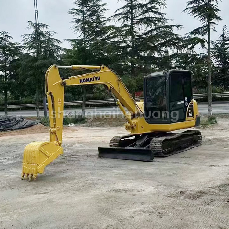 Original Engine And Pump Used Komatsu PC56 Excavator