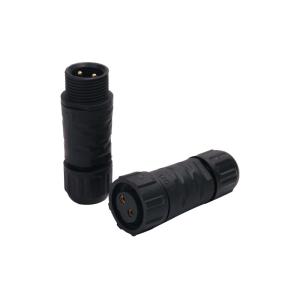 China M14 Circular Plastic Connectors 2pins Female To Male Connector factory