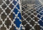 Square Hole Welded Razor Mesh Fence Razor Blade Fencing Wire BTO-22