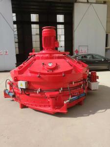 China 37kw Mixing Power Electric Concrete Mixer Industrial Cement Mixer 2400kgs Input Weight factory