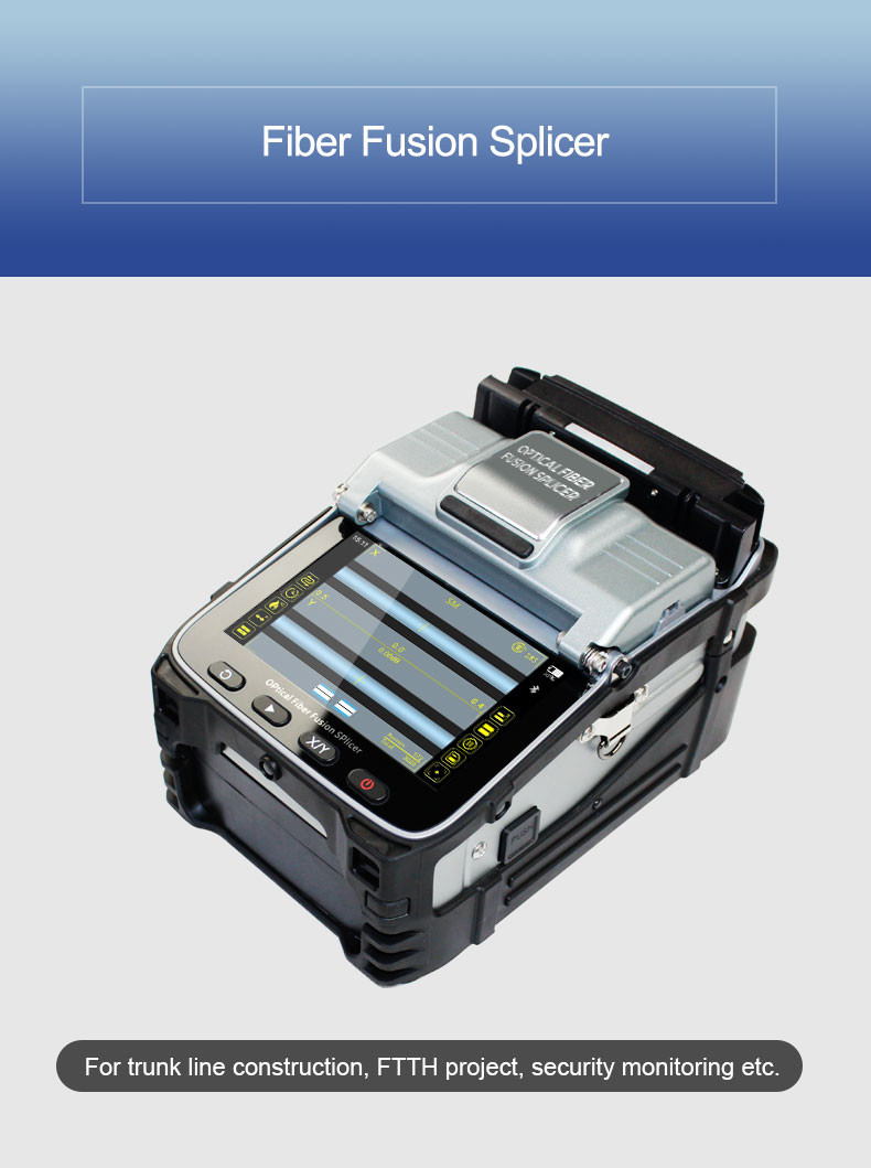 Automatic Fusion Splicing Machine , 7800Ah Fiber Optic Fusion Splicer