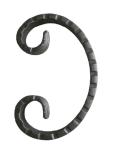 Iron Fence Ornamental Iron Parts Mild Steel Wrought Iron Forged Scrolls