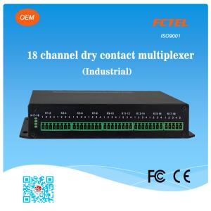 China 16chs Single Mode Fiber Data Storage Dry Contact Closure factory