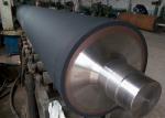 Rubber Covered Cast Iron Couch Roller Of Cylinder Mould For Small Paper Making