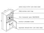 Explosion Proof Laboratory Chemical Storage Cabinets Aluminum / Wood Material