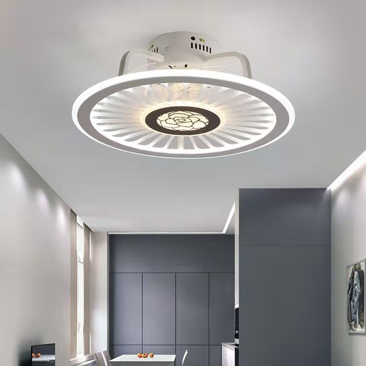 Wholesale Factory Remote APP Control Smart Low Profile Ceiling Fan Light Flush