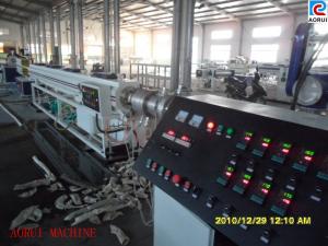 China PVC Conduit Pipe Plastic Extrusion Machinery Conical Twin Screw Extruder on sale