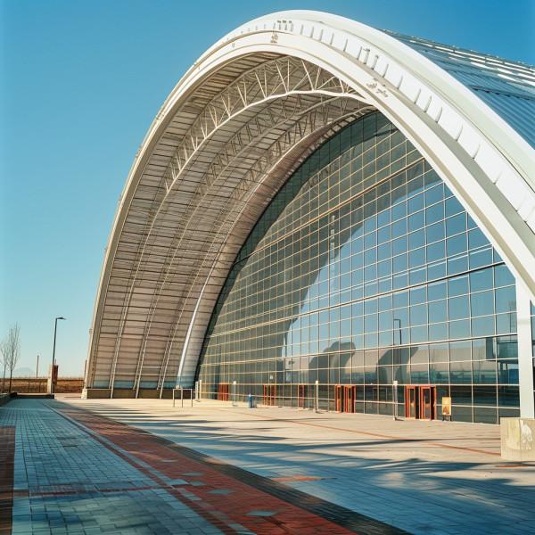 Steel Space Frame For Suspension Structures In Movie Theaters Maximizing Space