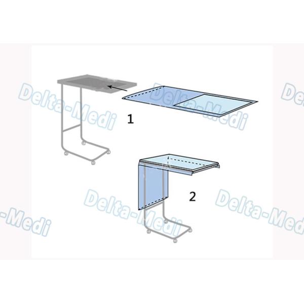 China Hospital Surgical Mayo Stand Cover Keep Mayo Stand Sterile With Absorbent Spunlace Reinforced factory