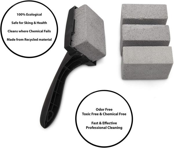 Pumice Cleaning Stone with Handle Toilet Bowl Cleaner Hard Water Ring Remover