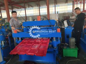 China Double Layer Metal Sheet Forming Machine For Corrugated And IBR Steel Roofing factory