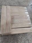 AB Grade American White Oak Wood Flooring Veneer Width 125mm 12% Moisture