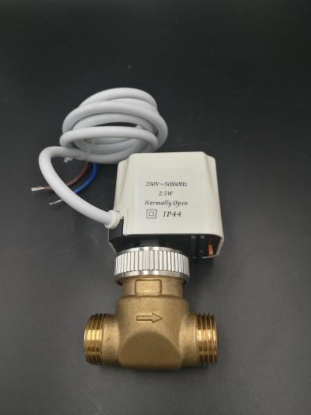 Small Size Hot Water Coil Motorized Valve Slim Type Electric Heating Valve DN15