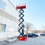 0-34M/MIN Hoisting Speed 4m Hydraulic Self Propelled Mini Scissor Lift with