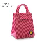 Lightweight Foldable Canvas Food Insulated Lunch Cooler Bags