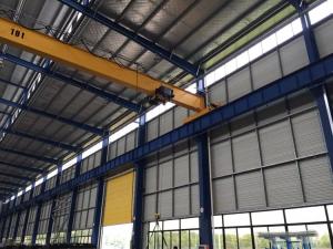 China 20T Electric Single Girder Overhead Crane with Remote Control factory