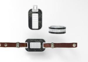 China Men's Carbon Fiber Jewelry Set Ring And Pendant Set Stainless Steel Bracelet factory