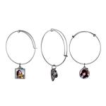 Ladies Jewelry Bracelets Various Shapes Sublimation Blank Metal Bracelets