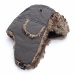 Blue / Grey Cute Winter Wool Winter Hat For Keeping Warm / Protecting Head