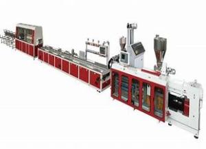 China User Friendly PVC Powder Plastic Single Screw Extruder Equipment factory
