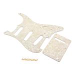 Standard 4Ply SSS Electric Guitar Pickguard PVC Pearl Cream Guitar Accessories