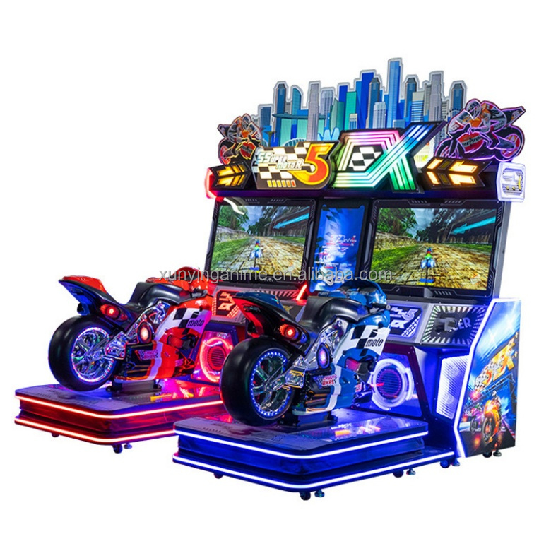 5DX Motorcycle Game Racing Arcade Machine For Supermarket Playground