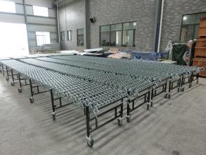 China Heavy Duty Flexible Gravity Steel Skate Wheel Conveyor factory