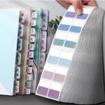Morandi Sticky Notepads And Stationery Index Tab Labels Sticker