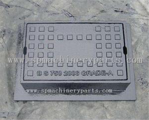 China Grey iron solid top surface box for hydrants and stop-taps 140 x 115mm with captive hinge lid factory