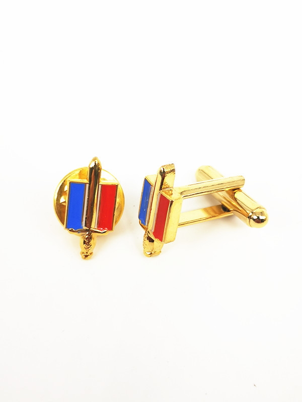 Metal Plating Enamel Cufflinks , Custom Made Cufflinks For Men Shirts