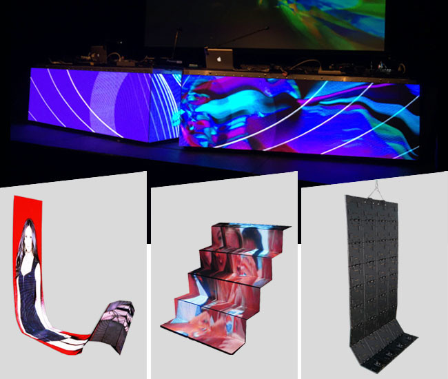Foldable Retail LED Display Video Wall / P6 Outdoor LED Display Panels 8M View Distance