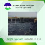 PP Black Split Film Woven Geotextile produced High Tensile Strength