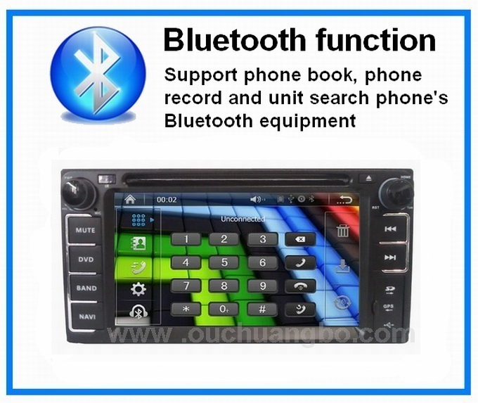 Toyota Avanza /Fortuner /Prado auto radio with gps navigation iPod RDS smart TV OCB-8619
