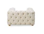 Tufted buttons upholstered wedding sofa chair for luxury event and party hire