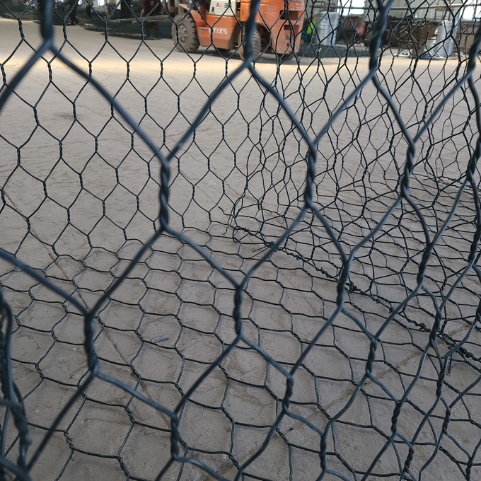 Hot Dip Galvanized Gabion Basket Fence Retaining Wall 2x1x1m Somalia Stone Wall
